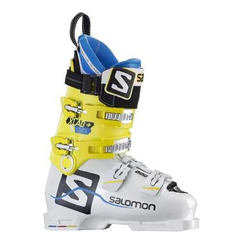 Горнолыжные ботинки Salomon X Lab+ 130 2018, white/yellow, 24.5 в Интерспорт