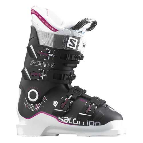 Горнолыжные ботинки Salomon X Max 110 W 2017, black/white/rubine, 23.5 в Интерспорт