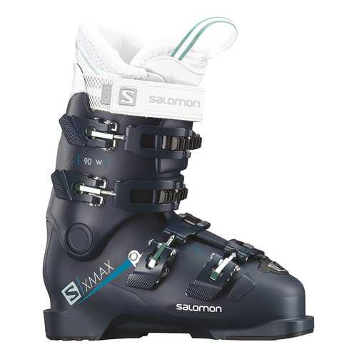 Горнолыжные ботинки Salomon X Max 90 W 2019, белые/синие, 23.5 в Интерспорт