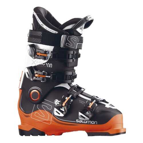 Горнолыжные ботинки Salomon X Pro 100 2018, black/orange, 25.5 в Интерспорт