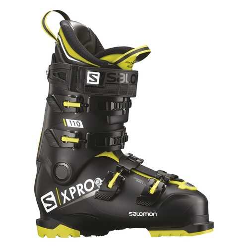 Горнолыжные ботинки Salomon X Pro 110 2019, black/acid green/anthracite, 29.5 в Интерспорт