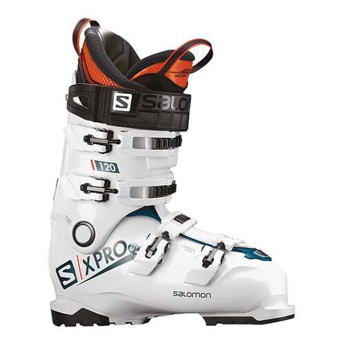 Горнолыжные ботинки Salomon X Pro 120 2019, white/blue/black, 27.5 в Интерспорт