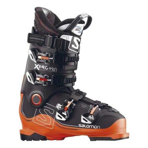 Горнолыжные ботинки Salomon X Pro 130 2018, black/orange/anthracite, 29.5 в Интерспорт