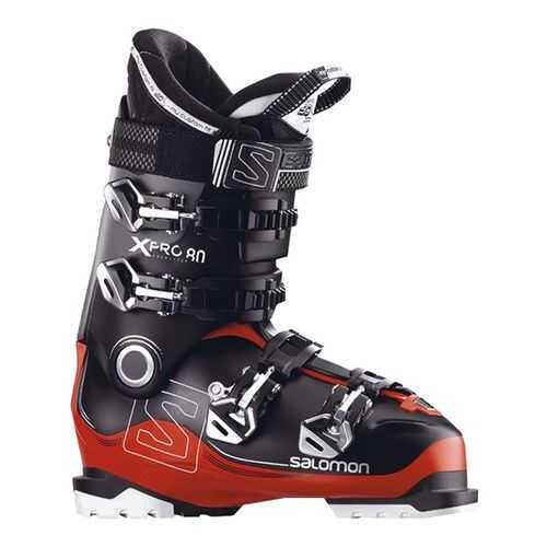 Горнолыжные ботинки Salomon X Pro 80 W 2018, black/red/anthracite, 26.5 в Интерспорт