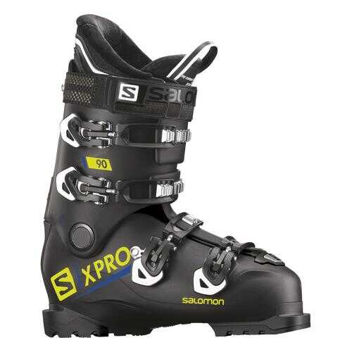 Горнолыжные ботинки Salomon X Pro 90 2019, black/acid green, 25.5 в Интерспорт