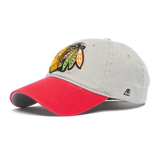 Бейсболка Atributika&Club NHL Chicago Blackhawks серая в Интерспорт